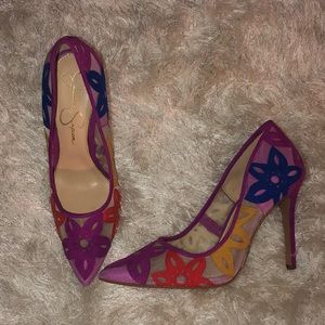 Jessica Simpson Mesh Pumps